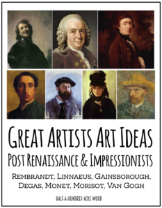 Great Artists Study & Project Ideas: The Impressionists : Half a ...