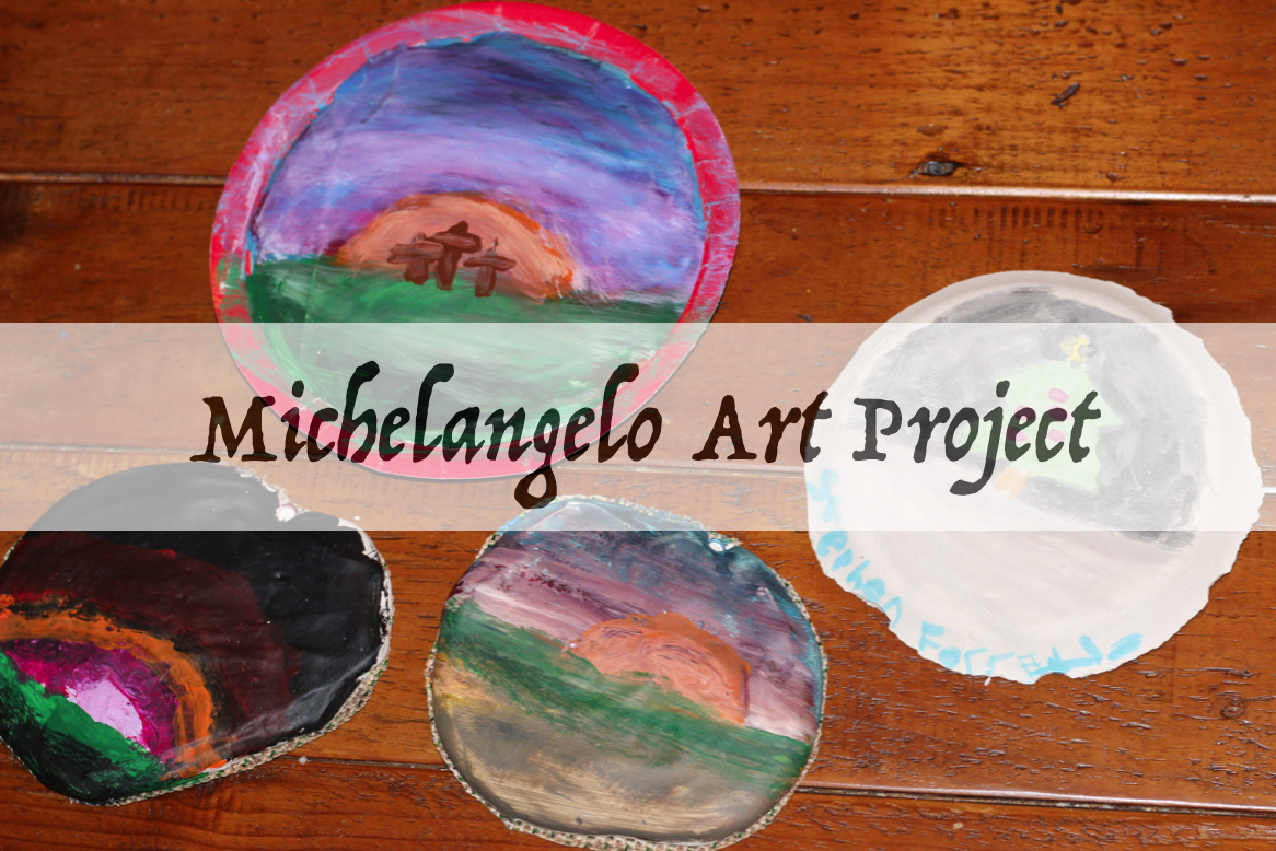 Michelangelo Fresco Painting For Kids - Little Bins for Little Hands