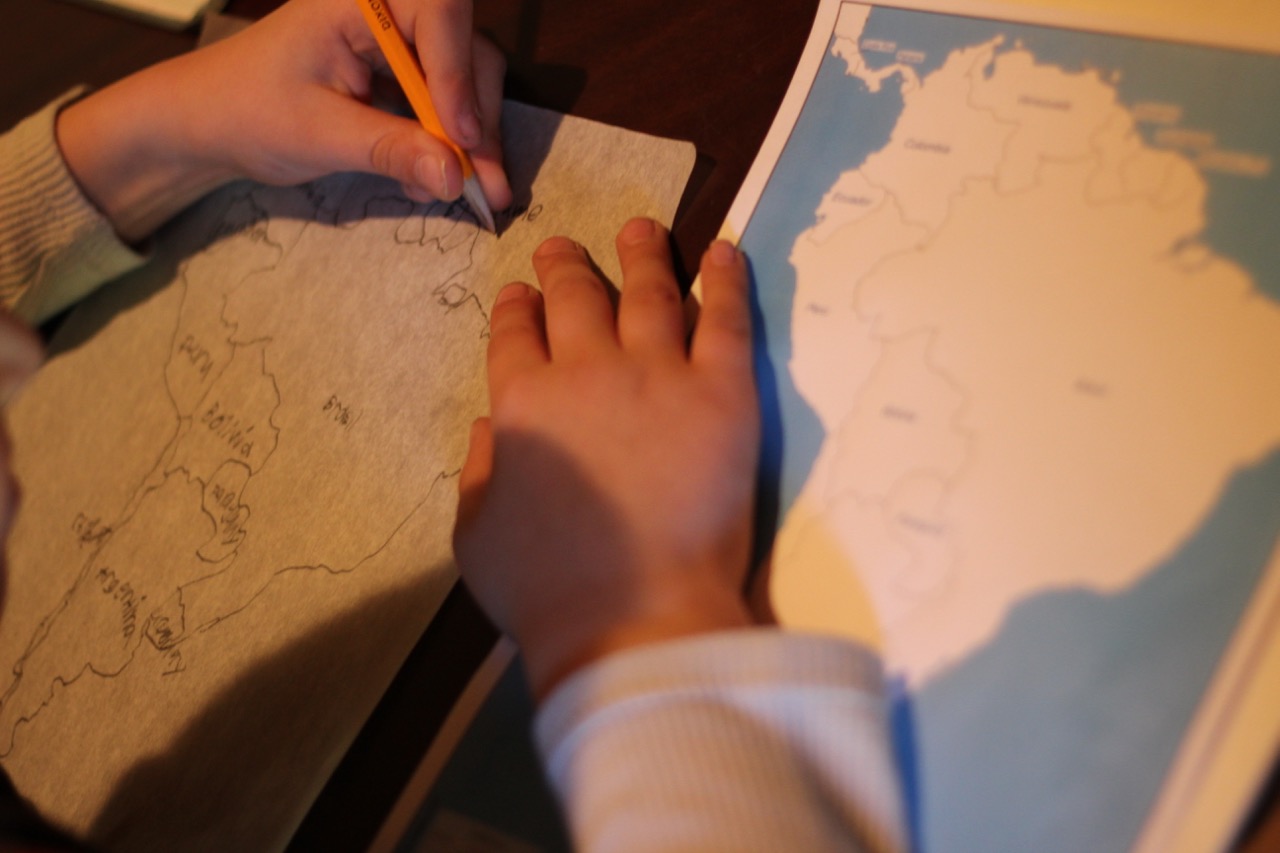 Map Tracing: A Geography Plan with Printable Atlas : Half a Hundred 