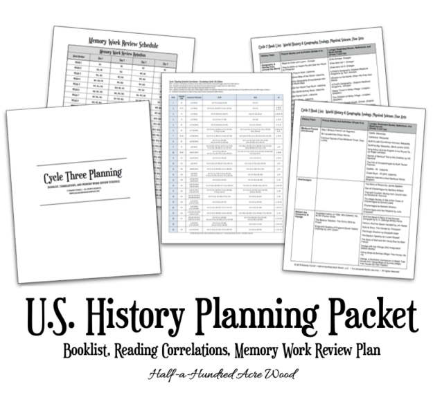 American History CC Cycle 3 Reading Plans : Half a Hundred Acre Wood