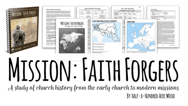 Mission Faith Forgers Church History Curriculum Plan