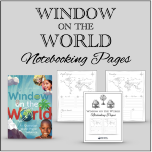 Window on the World Notebooking Pages